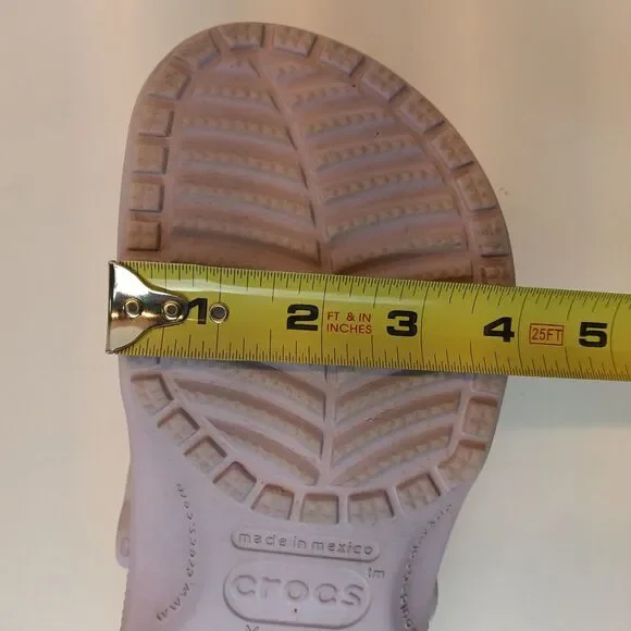 Crocs Classic Clogs Mens5/Womens7 Purple Unisex Slip On Shoes - Picture 9 of 9